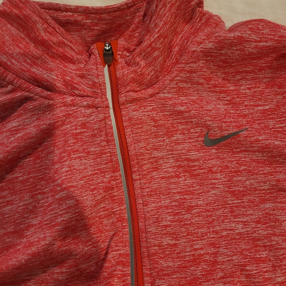 Brushed Orange Nike DriFit Long Sleeve